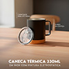 204555 - Caneca térmica 330ml em inox e cortiça