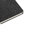 251065 - Caderno A5 de capa semi-rígida em feltro