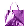 400550 - Sacola TNT metalizada com botão - 50x40x14cm