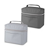 457580 - Bolsa térmica em PU com zíper com bolso frontal