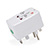 700520 - Adaptador universal branco em plástico