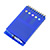 BL2075 - Bloco de nota de capa plástica e mini caneta