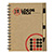 CD1060 - Caderno ecológico de capa kraft 400 - 14x20cm