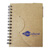 CD1080 - Caderno ecológico com caneta - 13,5x18 cm