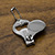 CH3035 - Chaveiro de metal com etiqueta resinada