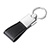 507500 - Chaveiro de metal com couro sintético
