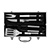850520 - kit talheres para churrasco 4 peças