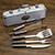 850520 - kit talheres para churrasco 4 peças