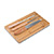KI2090 - Kit churrasco 4 peças com tábua de bambu