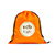 453050 - Sacola tipo mochila em PET - 37x41 cm