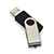 US4075 - Pen drive 4gb com tampa giratória