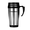 Caneca de metal com tampa de 400ml