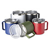 Caneca térmica de inox 450ml com parede dupla