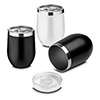 Copo térmico de 350ml em inox e tampa plástica
