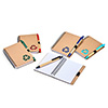 Caderno ecológico com 70 folhas e caneta