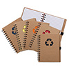 Caderno ecológico com suporte para caneta