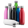 Garrafa de 750ml em inox colorido brilhante