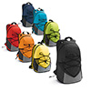 Mochila de nylon 600D com bolsos laterais